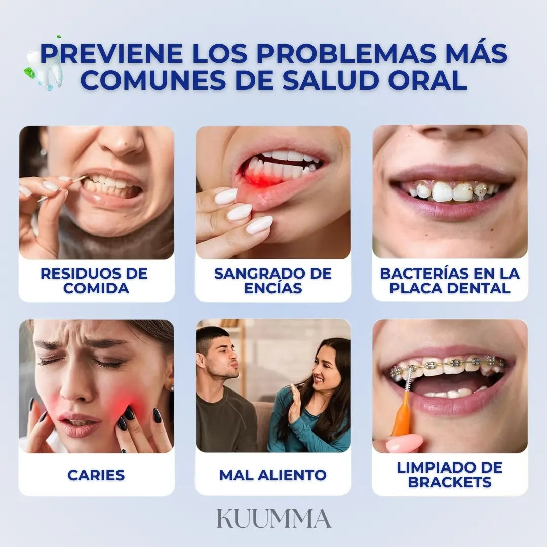 AquaSmile™ | Elimina los malos olores de tu boca (4 Boquillas Gratis)